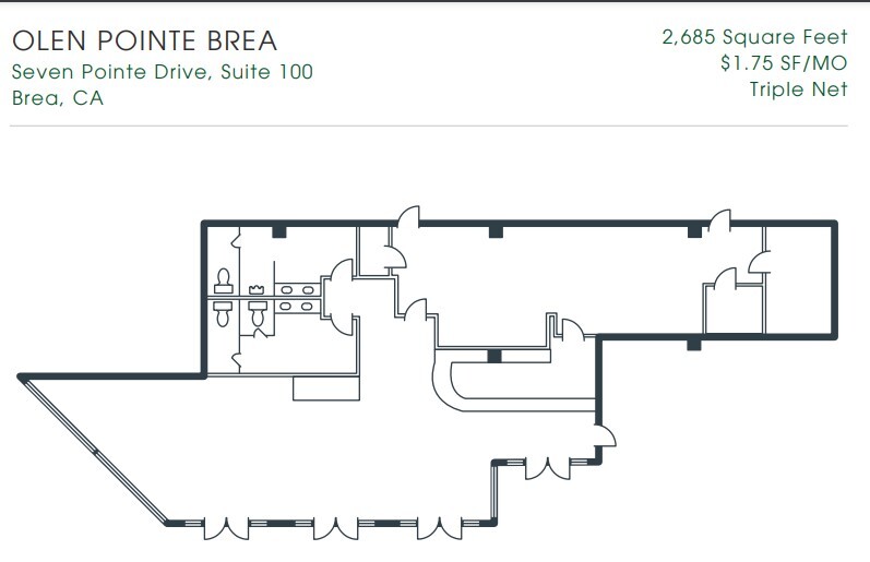 7 Pointe Dr, Brea, CA for lease Floor Plan- Image 1 of 1