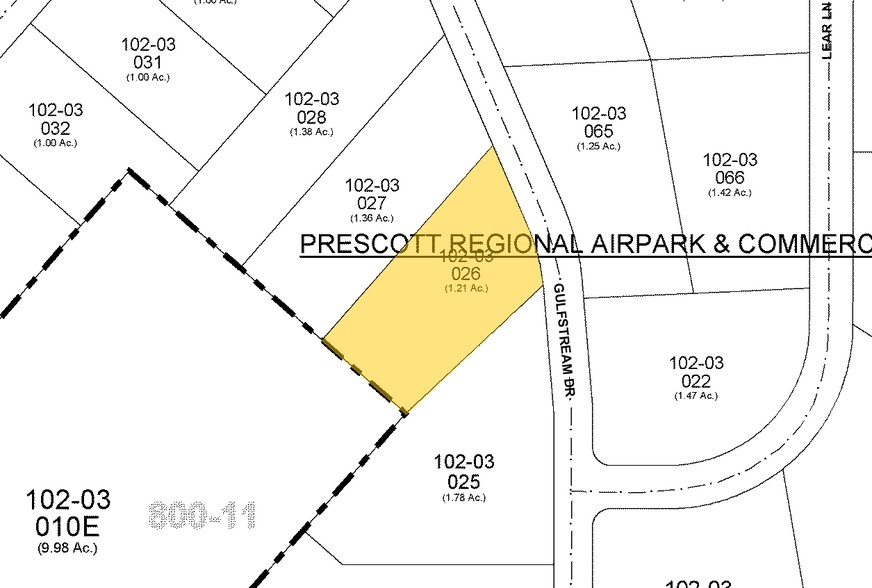 2112 Gulf Stream Dr, Prescott, AZ à vendre - Plan cadastral - Image 2 de 5