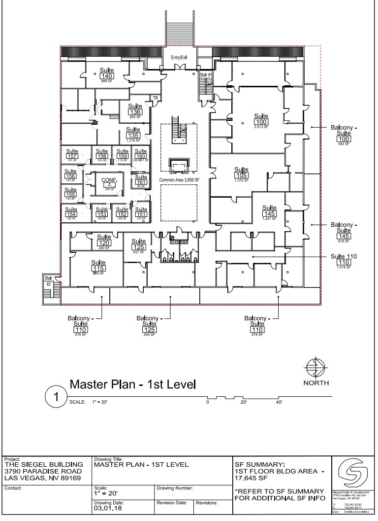 3790 Paradise Rd, Las Vegas, NV à louer Plan d  tage- Image 1 de 1