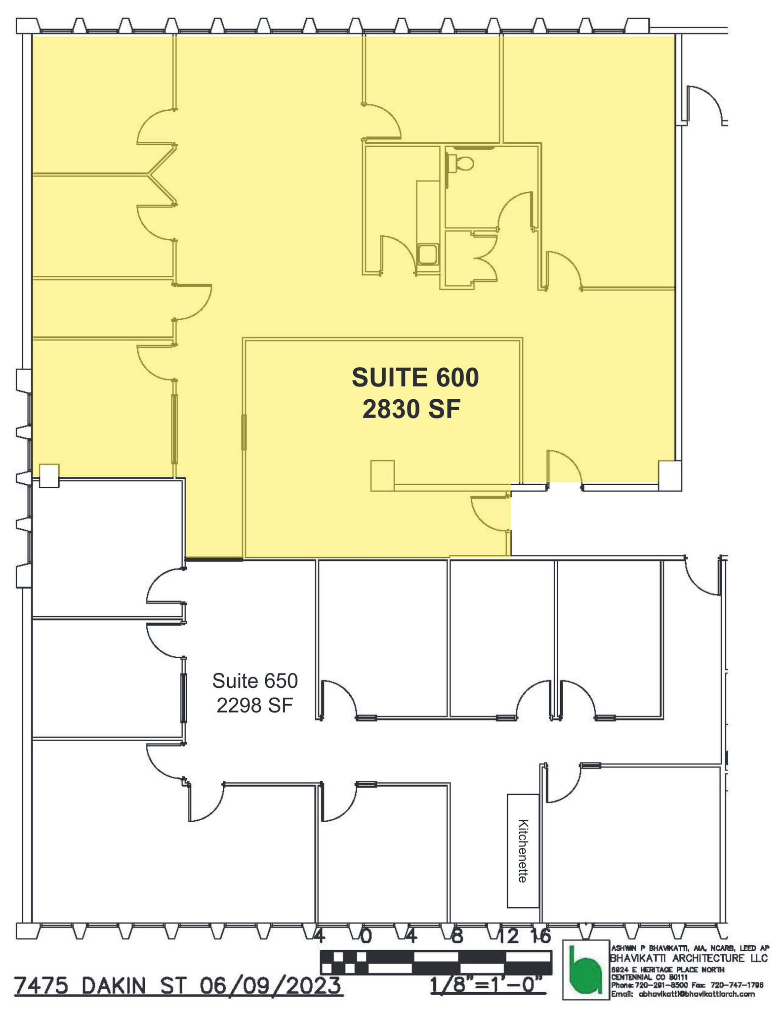 7475 Dakin St, Denver, CO for lease Site Plan- Image 1 of 1