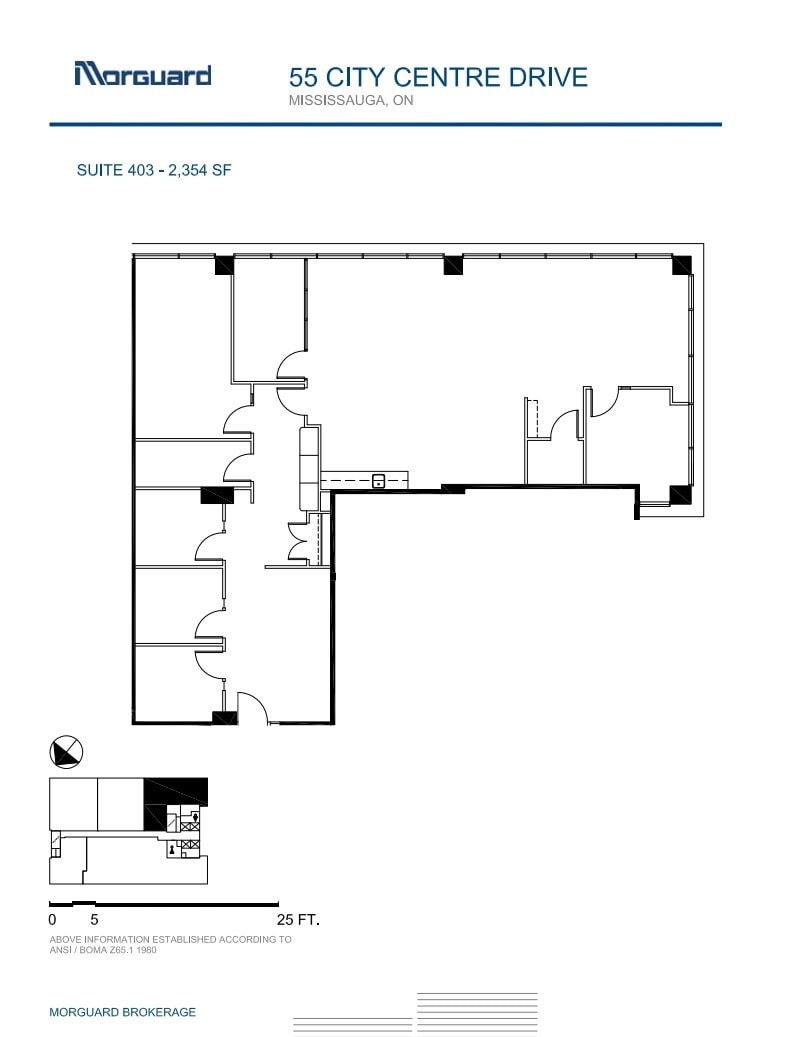 55 City Centre Dr, Mississauga, ON for lease Floor Plan- Image 1 of 1