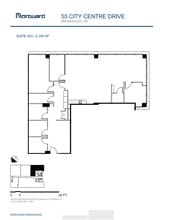 55 City Centre Dr, Mississauga, ON for lease Floor Plan- Image 1 of 1