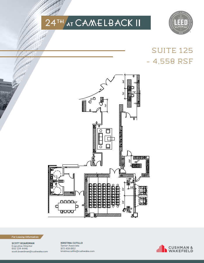 2325 E Camelback Rd, Phoenix, AZ for lease Floor Plan- Image 1 of 8