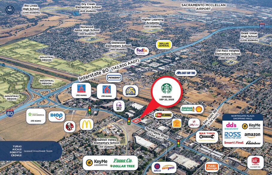 3580 Northgate Blvd, Sacramento, CA à vendre - Photo du bâtiment - Image 2 de 11