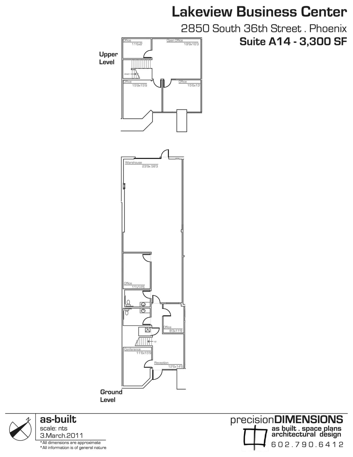 3001 S 35th St, Phoenix, AZ for lease Floor Plan- Image 1 of 1