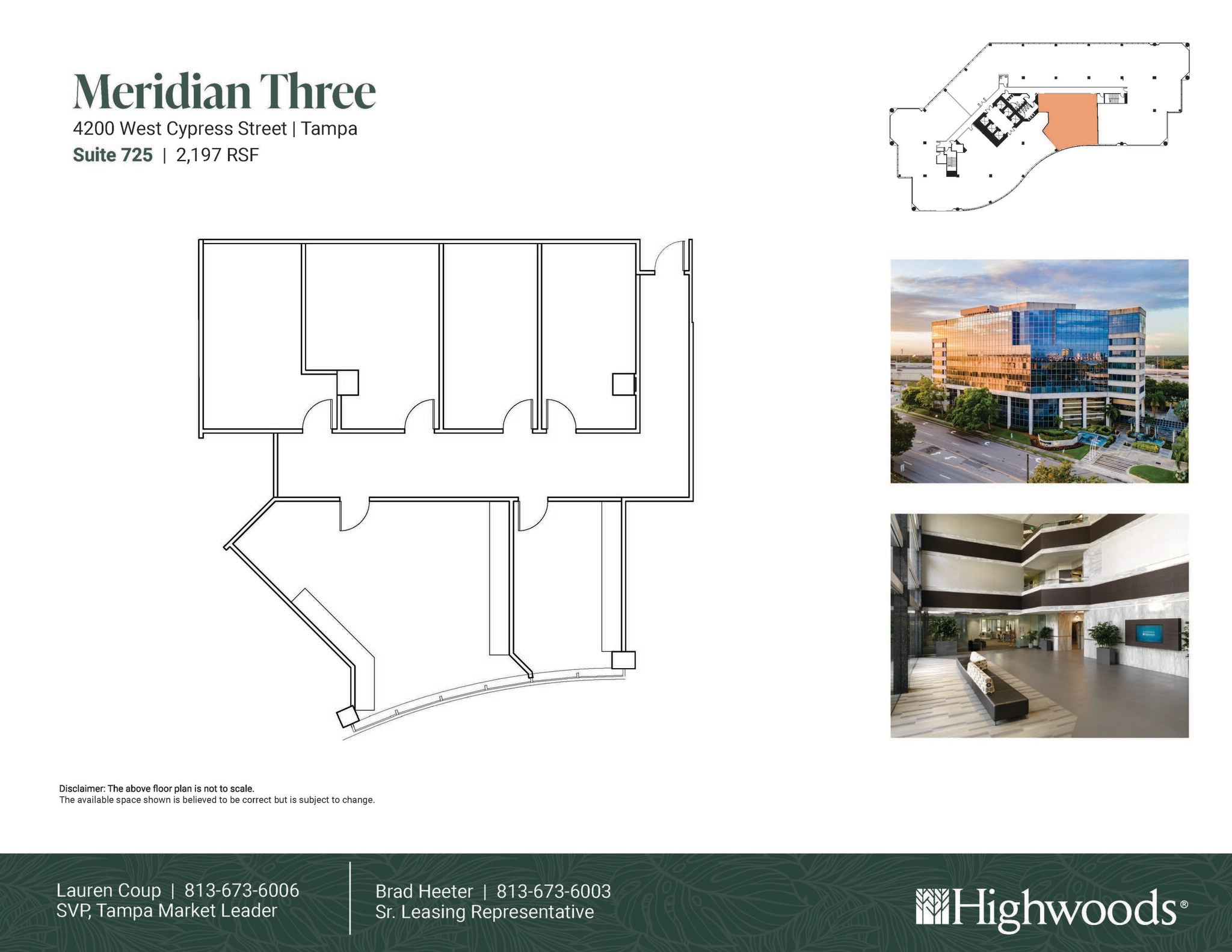 4350 W Cypress St, Tampa, FL for lease Floor Plan- Image 1 of 1