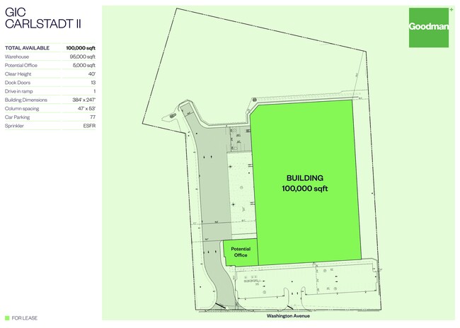 Plus de détails pour 333 Washington Ave, Carlstadt, NJ - Industriel à louer