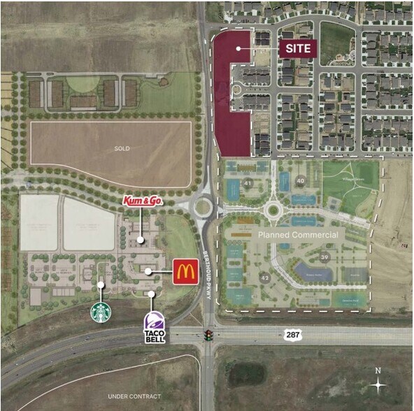 NEC US-287 & Berthoud Parkway, Loveland, CO à vendre - Photo du bâtiment - Image 1 de 1