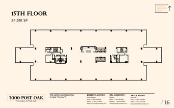 3000 Post Oak Blvd, Houston, TX for lease Floor Plan- Image 1 of 1