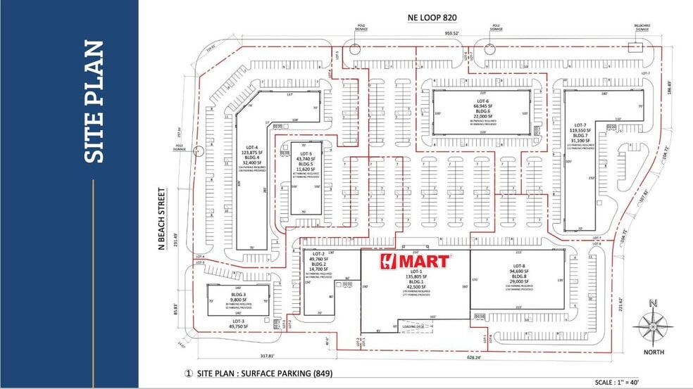 5000 N Beach St, Haltom City, TX for lease - Site Plan - Image 3 of 3