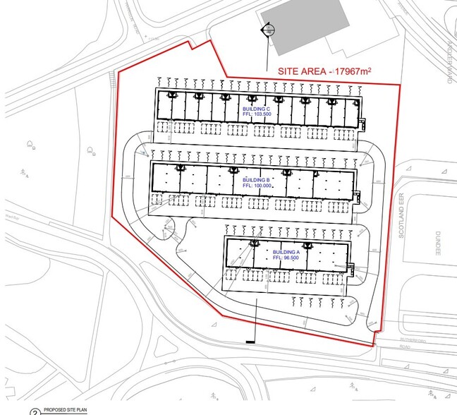 B Rutherford Rd, Dundee à louer - Plan de site - Image 2 de 2