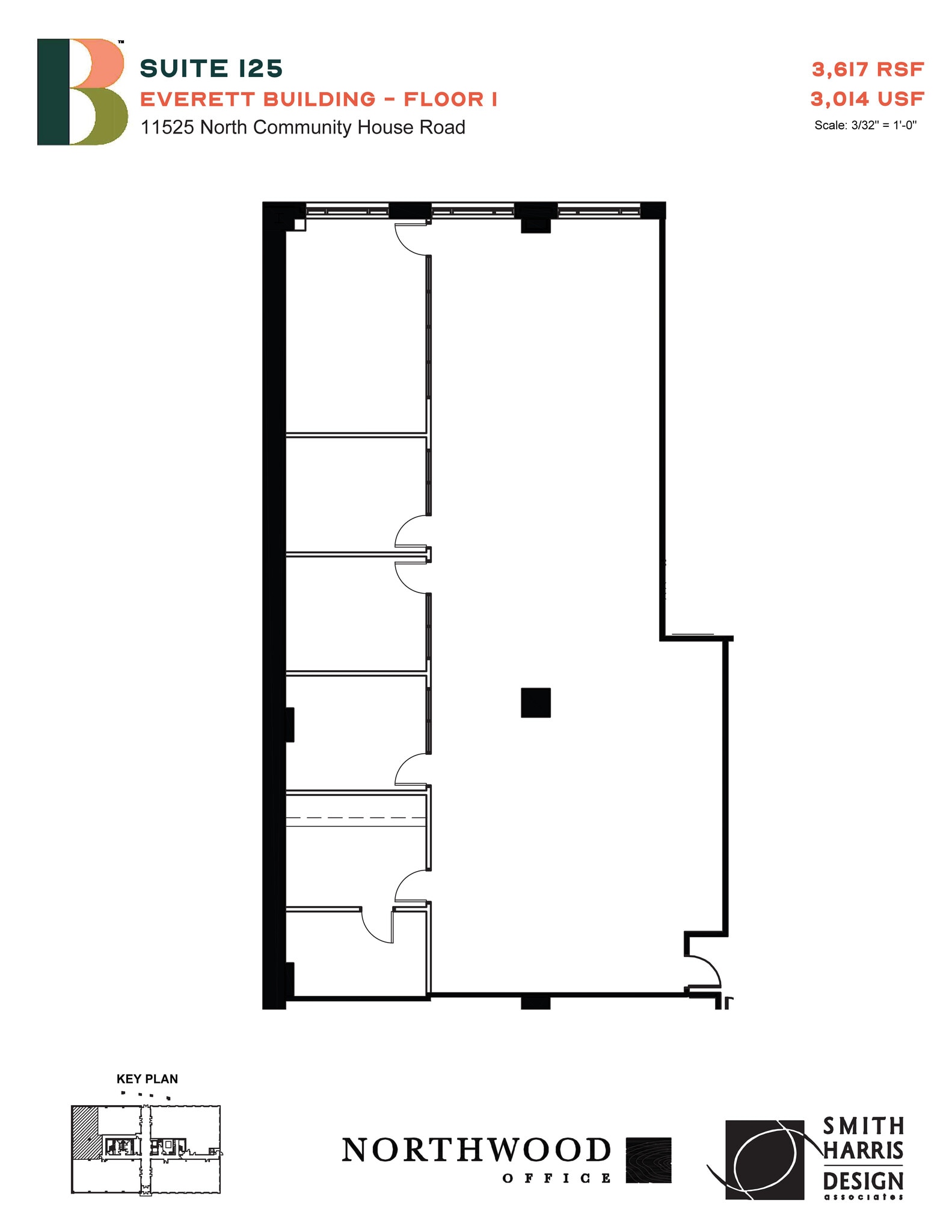 11525 N Community House Rd, Charlotte, NC à louer Plan d’étage- Image 1 de 1