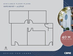 40 W Baseline Rd, Tempe, AZ à louer Plan d’étage- Image 1 de 1