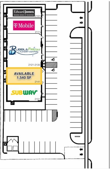 2151-2101 Crooks Ave, Kaukauna, WI for lease - Site Plan - Image 2 of 2