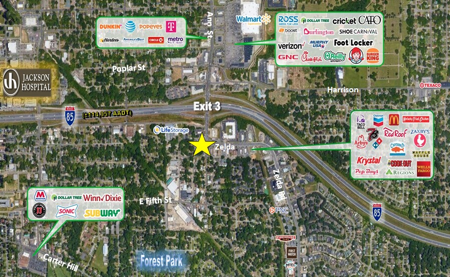 1480 Ann St, Montgomery, AL à vendre - Photo du bâtiment - Image 3 de 3