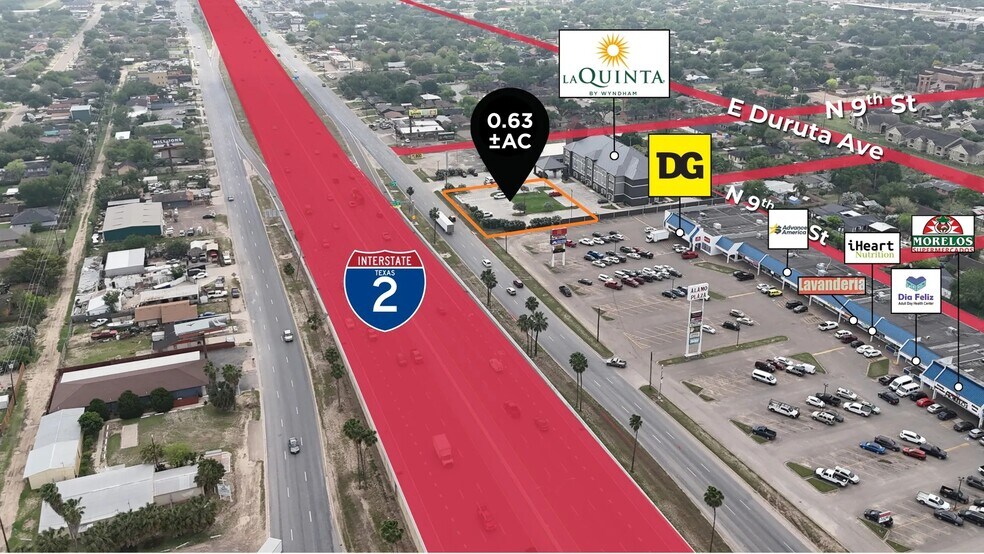 909 West Frontage Rd, Alamo, TX for lease - Aerial - Image 3 of 7