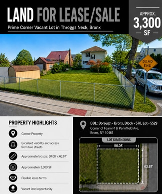 More details for 3079 Fearn Pl, Bronx, NY - Land for Lease