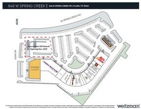 848 W Spring Creek Pky, Plano, TX for lease Site Plan- Image 1 of 2