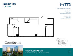 15301 N Dallas Pky, Addison, TX for lease Floor Plan- Image 1 of 2