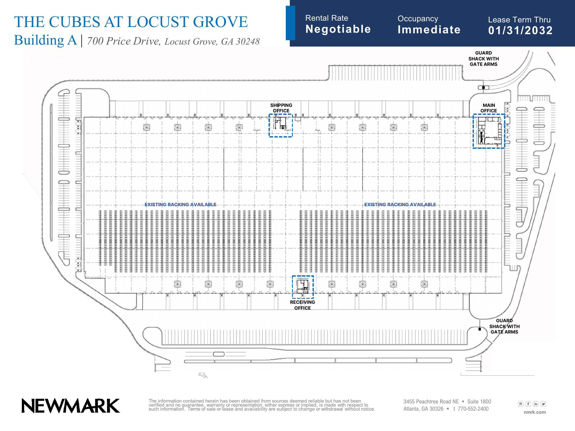700 Price Dr, Locust Grove, GA à louer Plan de site- Image 1 de 2