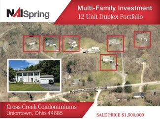 Plus de détails pour Cross Creek 12 Unit Duplex Portfolio – Multi-résidentiel à vendre, Uniontown, OH