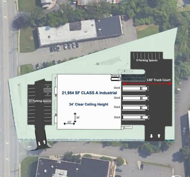 212 Passaic Avenue, Fairfield, NJ à louer - Plan de site - Image 2 de 3