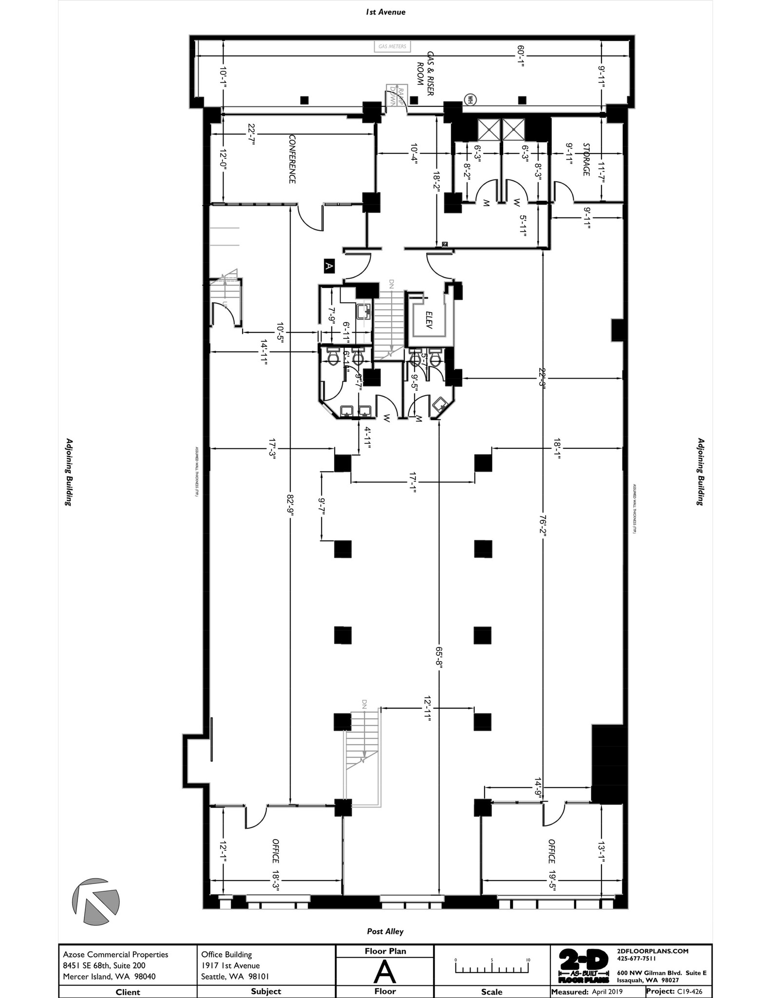 1917-1921 1st Ave, Seattle, WA for lease Site Plan- Image 1 of 6