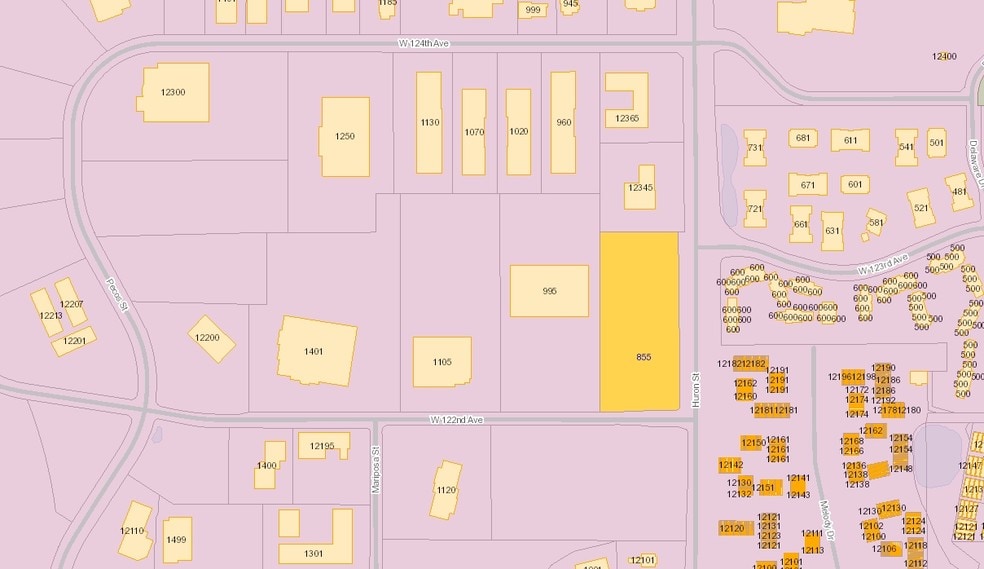 855 W 122nd Ave, Westminster, CO for lease - Plat Map - Image 2 of 6
