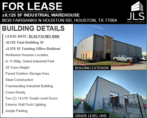 8638 Fairbanks N Houston Rd, Houston, TX for lease Building Photo- Image 1 of 9