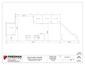 39205 Country Club Dr, Farmington Hills, MI à louer Plan d’étage- Image 1 de 2