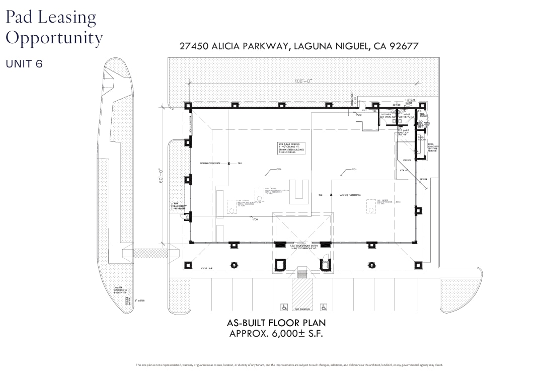 27000-27470 Alicia Pky, Laguna Niguel, CA for lease Floor Plan- Image 1 of 2