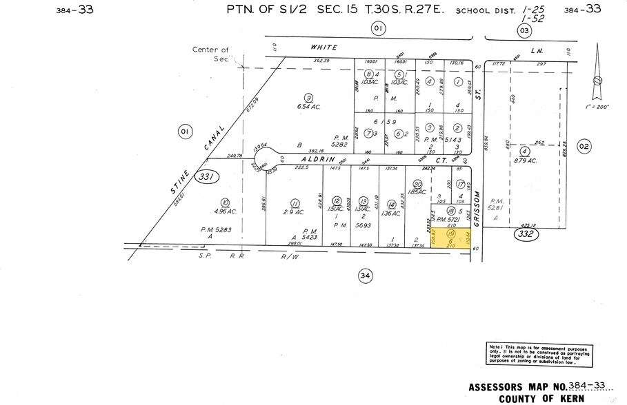 4551 Grissom St, Bakersfield, CA à louer - Plan cadastral - Image 3 de 3