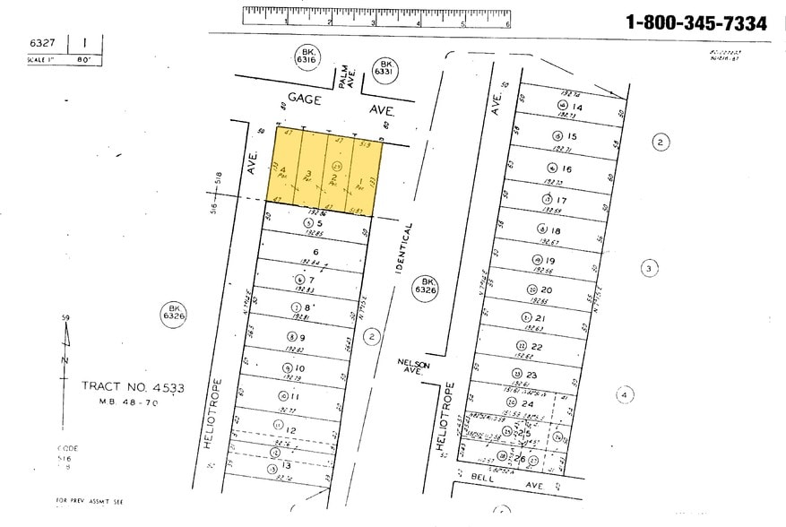 4850 Gage Ave, Bell, CA for sale - Plat Map - Image 3 of 12