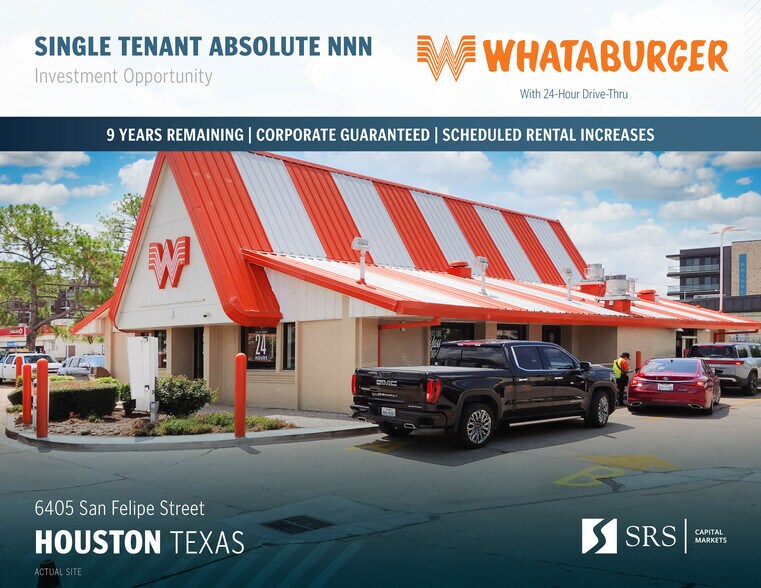 6405 San Felipe Dr, Houston, TX à vendre - Photo du bâtiment - Image 1 de 8