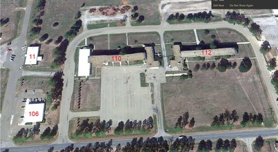 112 Texas Ave, Hooks, TX - aerial  map view