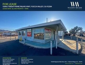 Plus de détails pour 55843 Twentynine Palms Hwy, Yucca Valley, CA - Vente au détail à louer