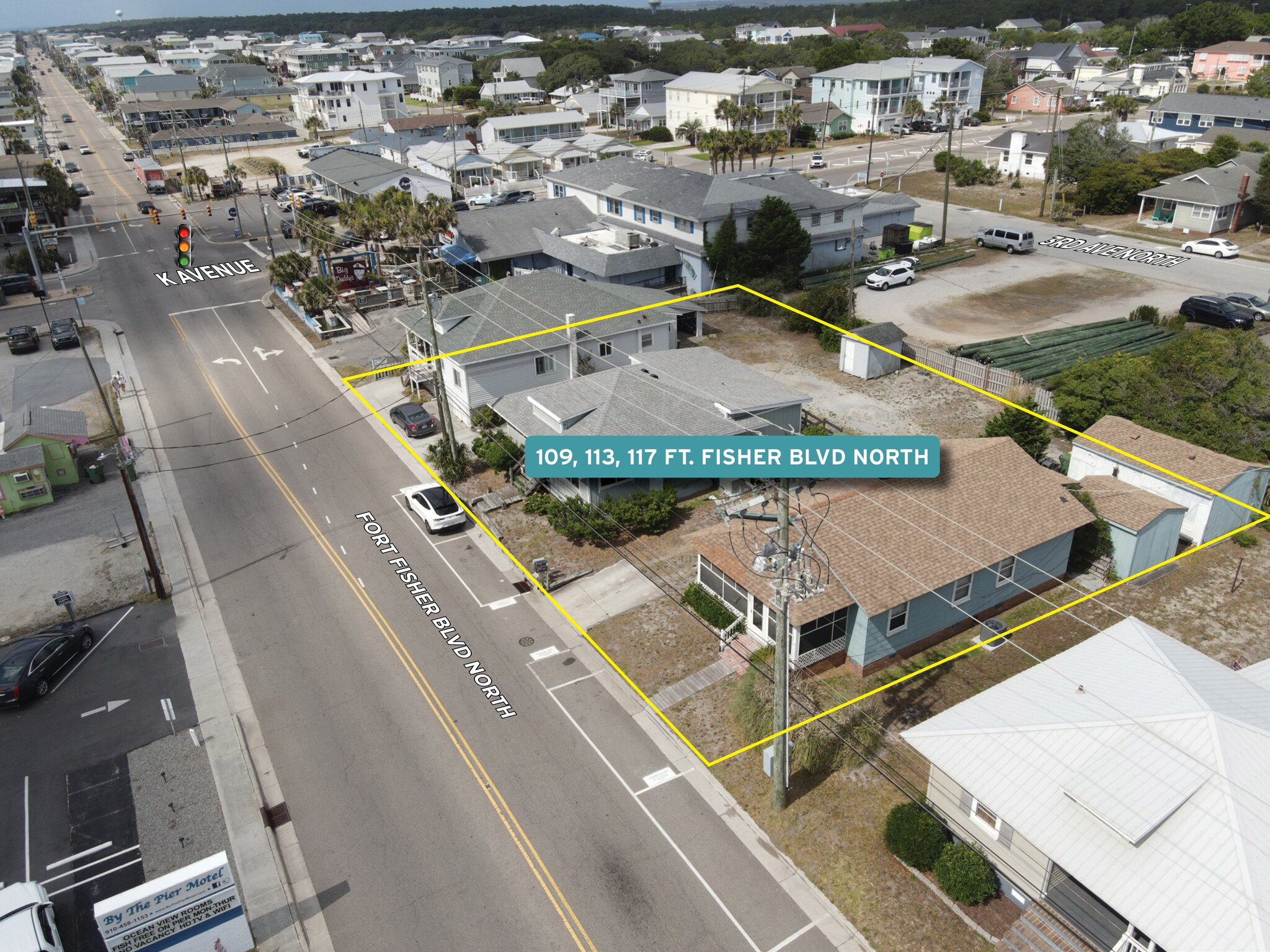 109-113 117 Fort Fisher Blvd N, Kure Beach, Kure Beach, NC à vendre Photo principale- Image 1 de 9