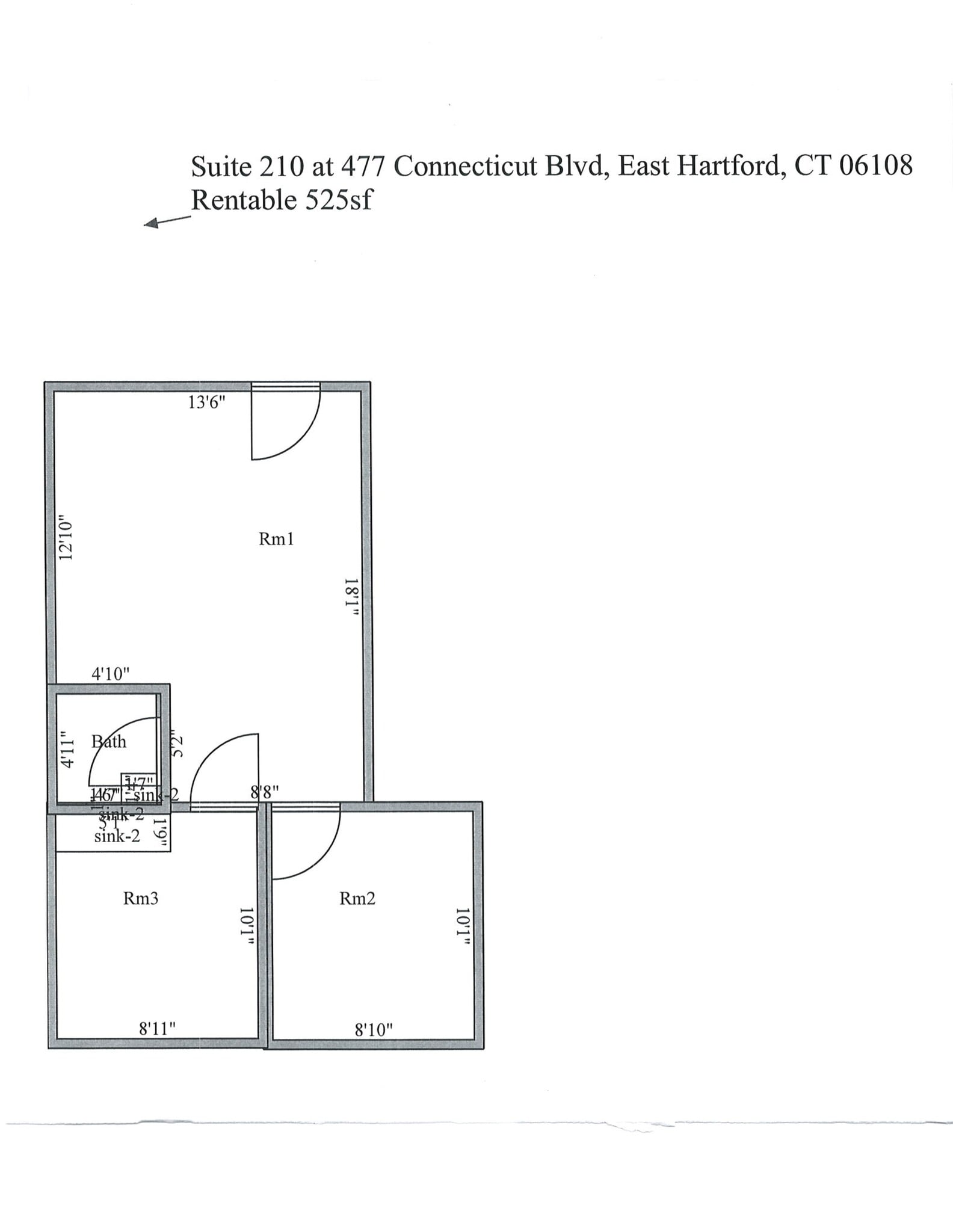 477 Connecticut Blvd, East Hartford, CT à louer Plan de site- Image 1 de 1