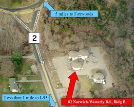 82 Norwich Westerly Rd, North Stonington, CT - AÉRIEN  Vue de la carte