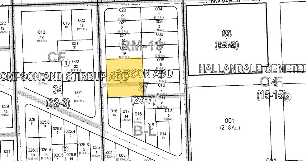 806 NW 7th Ter, Hallandale Beach, FL à vendre - Plan cadastral - Image 2 de 2