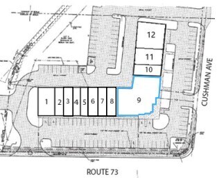 421 S Route 73, Berlin, NJ à louer - Plan de site - Image 3 de 3