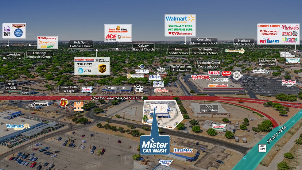 7027 Quaker Ave, Lubbock, TX à vendre - Photo du bâtiment - Image 2 de 5