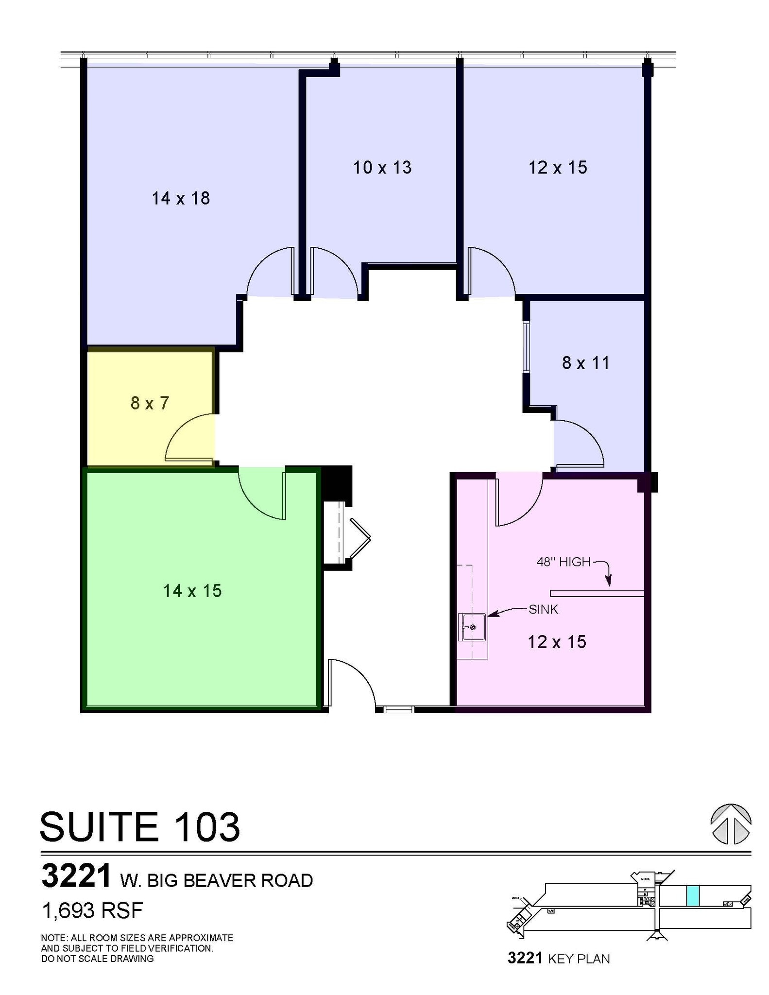 3155 W Big Beaver Rd, Troy, MI for lease Floor Plan- Image 1 of 1