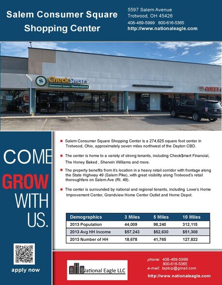 5537-5597 Salem Ave, Dayton, OH à louer - Photo du bâtiment - Image 3 de 18