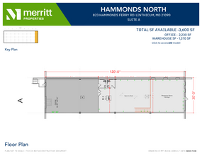 823 Hammonds Ferry Rd, Linthicum, MD à louer Plan d  tage- Image 1 de 1