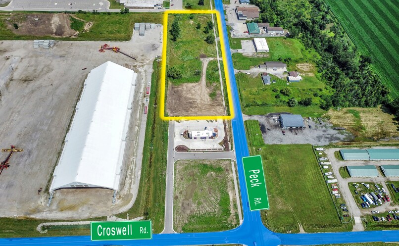 5341 Peck Rd, Croswell, MI à vendre Aérien- Image 1 de 2