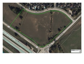President George Bush Tollway, Garland, TX - Aerial map view