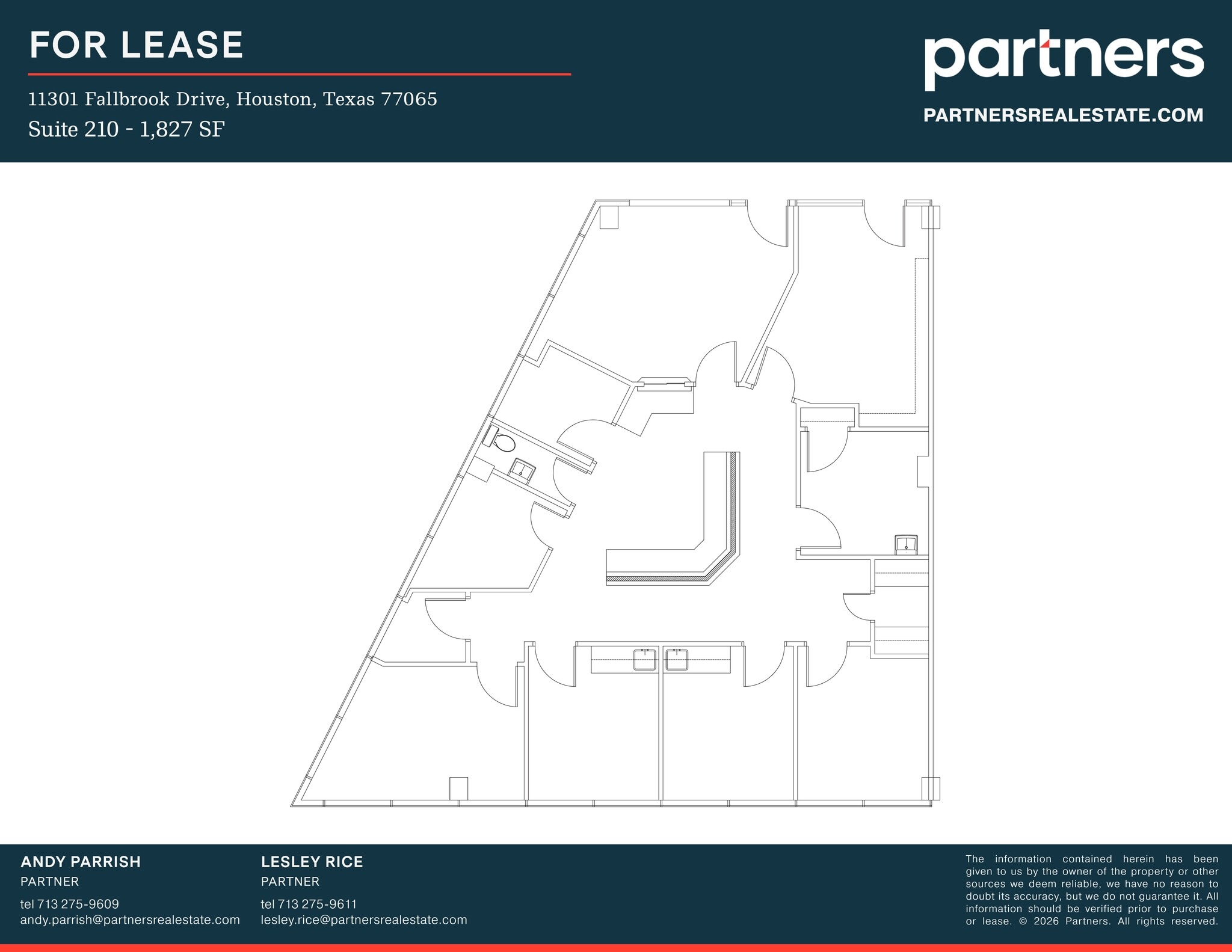 11301 Fallbrook Dr, Houston, TX à louer Plan de site- Image 1 de 1
