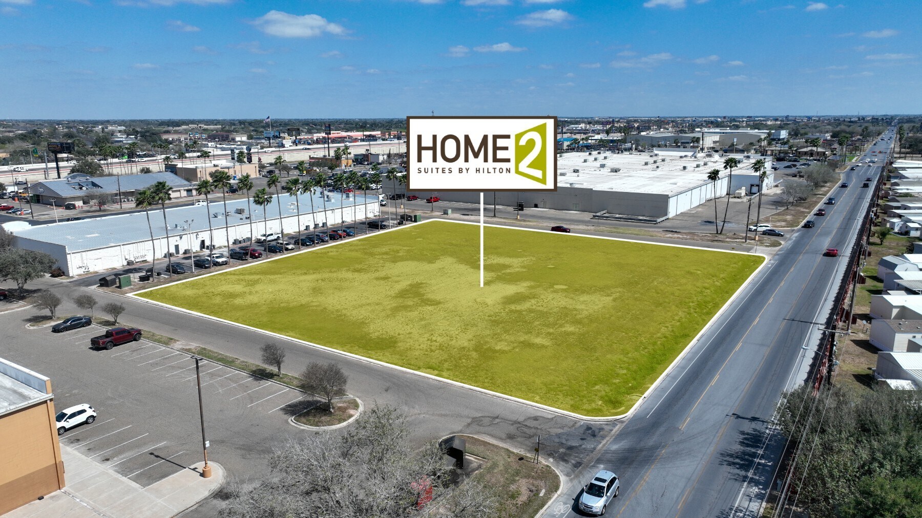 2190 W Pike Blvd, Weslaco, TX à vendre Aérien- Image 1 de 7