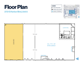 2721 S Harbor Blvd, Santa Ana, CA for lease Floor Plan- Image 2 of 2